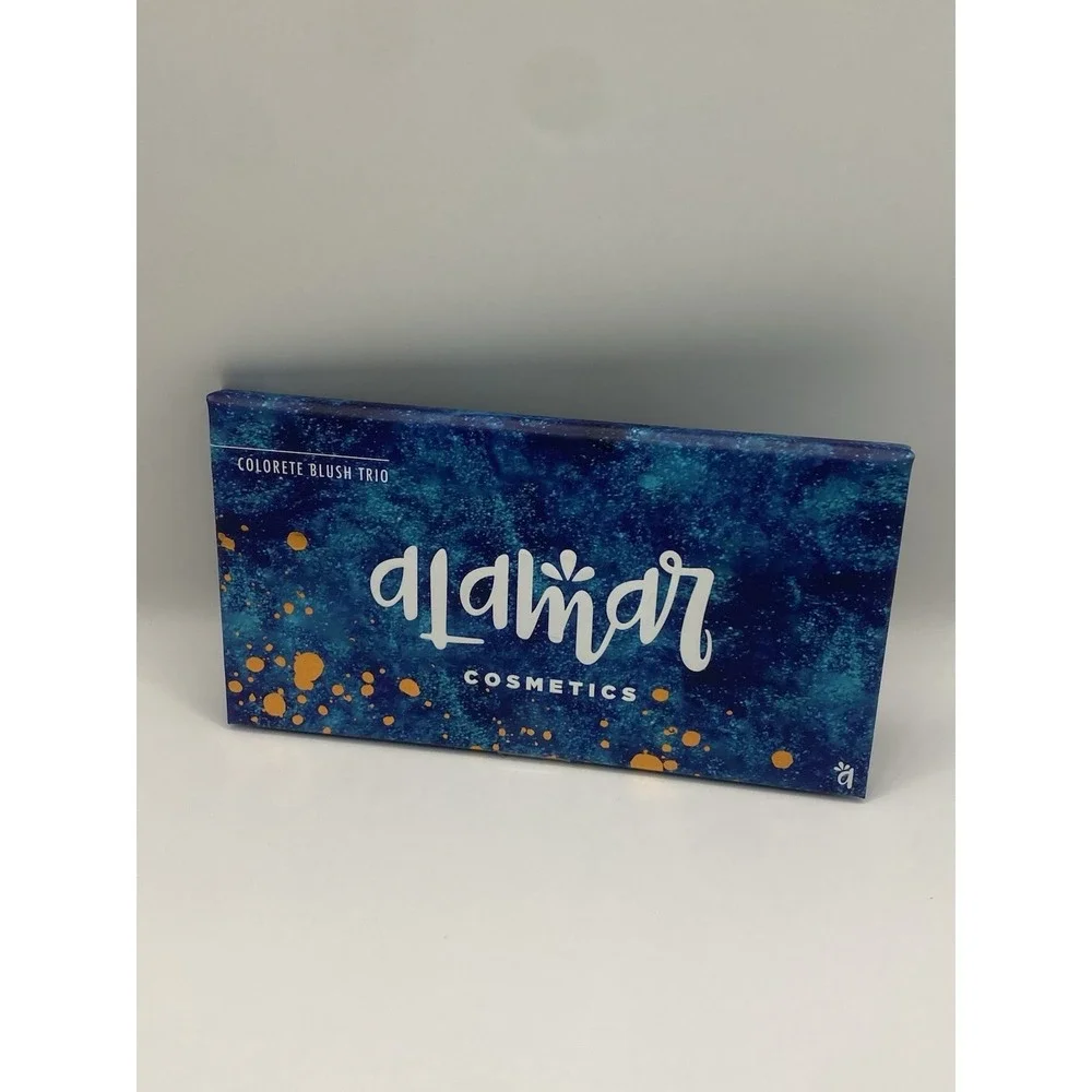 Alamar Cosmetics Colorete Blush Trio DARK-RICH Full Size New! 8g/0.28oz